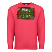 Cardinal Merry Christmas Y'all Premium Sweatshirt - RanaPortraitStore