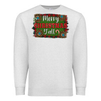 Oatmeal Heather Merry Christmas Y'all Premium Sweatshirt - RanaPortraitStore