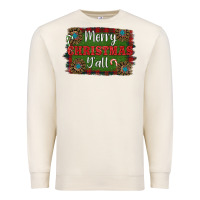 Sandshell Merry Christmas Y'all Premium Sweatshirt - RanaPortraitStore