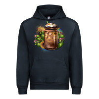 Navy sunflower coffee cup cactus Urban Hoodie - JahusDesignShop