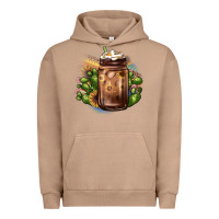Pigment Burro sunflower coffee cup cactus Urban Hoodie - JahusDesignShop