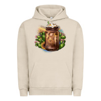 Pigment French Oak sunflower coffee cup cactus Urban Hoodie - JahusDesignShop