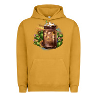 Pigment Peanut Butter sunflower coffee cup cactus Urban Hoodie - JahusDesignShop
