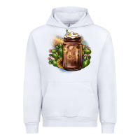 White sunflower coffee cup cactus Urban Hoodie - JahusDesignShop