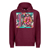 Burgundy survivor breast cancer Premium Hoodie - AdoDesignShop