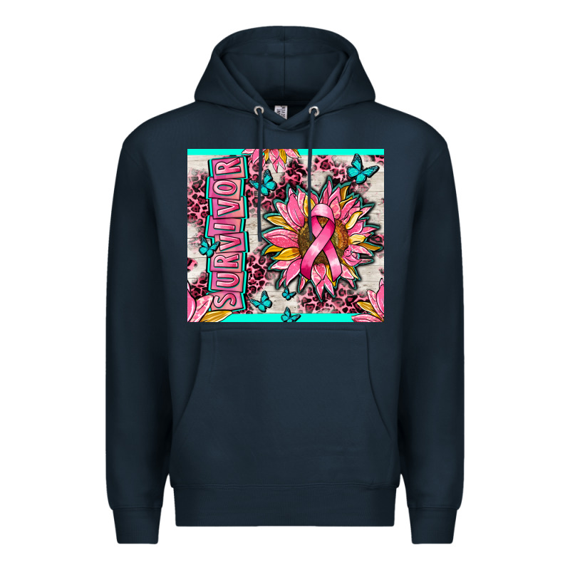 Survivor Breast Cancer Premium Hoodie by AdoDesignShop | Teevron