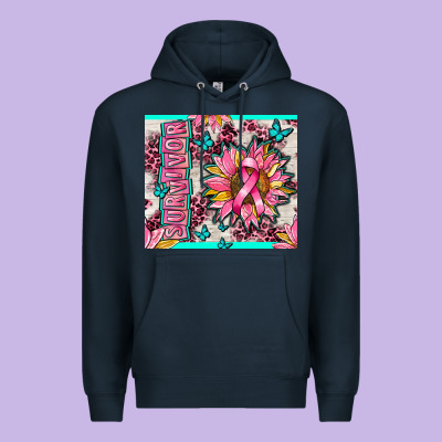 Survivor Breast Cancer Premium Hoodie Designed By Adodesignshop