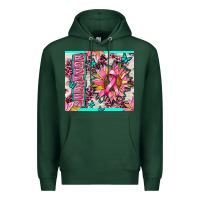 Sports Green survivor breast cancer Premium Hoodie - AdoDesignShop