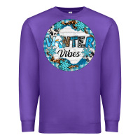 Purple Winter vibes Premium Sweatshirt - RanaPortraitStore