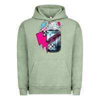 Pigment Oil Green racing coffee Urban Hoodie - JahusDesignShop