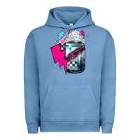 Pigment Pebble Blue racing coffee Urban Hoodie - JahusDesignShop