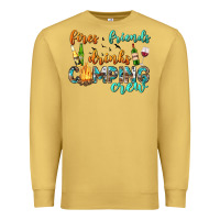 Antique Gold fires friends drinks camping crew Premium Sweatshirt - texasbilliewilder