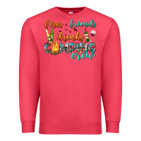 Cardinal fires friends drinks camping crew Premium Sweatshirt - texasbilliewilder