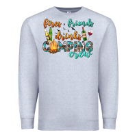 Heather Grey fires friends drinks camping crew Premium Sweatshirt - texasbilliewilder