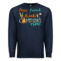 Navy fires friends drinks camping crew Premium Sweatshirt - texasbilliewilder