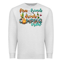 Oatmeal Heather fires friends drinks camping crew Premium Sweatshirt - texasbilliewilder