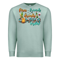 Seafoam fires friends drinks camping crew Premium Sweatshirt - texasbilliewilder