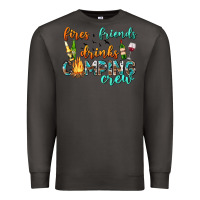Smoke fires friends drinks camping crew Premium Sweatshirt - texasbilliewilder