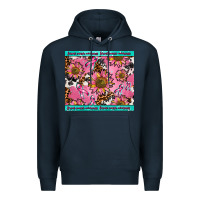 Navy breast cancer awareness Premium Hoodie - AdoDesignShop