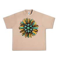 Burro Gemstone Sunflower Urban Heavy Tee - RanaPortraitStore