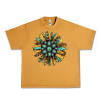 Peanut Butter Gemstone Sunflower Urban Heavy Tee - RanaPortraitStore