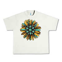 Pistachio Gemstone Sunflower Urban Heavy Tee - RanaPortraitStore