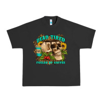 Pigment Black dead tired fueled by coffee Urban Heavy Tee - Artiststas