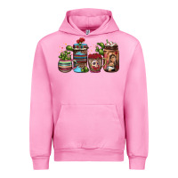 Fuchsia Pink mexican coffee Urban Hoodie - JahusDesignShop