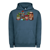 Pigment Midnight Navy mexican coffee Urban Hoodie - JahusDesignShop