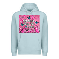 Blue Mist stronger than the stormcancer Premium Hoodie - AdoDesignShop