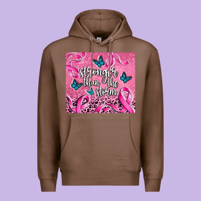 Stronger Than The Stormcancer Premium Hoodie Designed By Adodesignshop