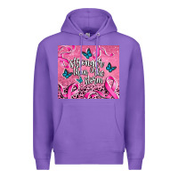 Purple stronger than the stormcancer Premium Hoodie - AdoDesignShop