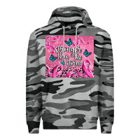 Slate Camo stronger than the stormcancer Premium Hoodie - AdoDesignShop