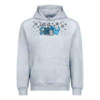 Heather Grey winter let it snow Urban Hoodie - JahusDesignShop