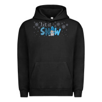 Pigment Black winter let it snow Urban Hoodie - JahusDesignShop