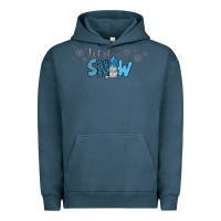 Pigment Midnight Navy winter let it snow Urban Hoodie - JahusDesignShop