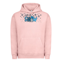 Pigment Salmon winter let it snow Urban Hoodie - JahusDesignShop