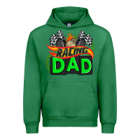 Emerald racing dad with racing oto equipment Urban Hoodie - AdoDesignShop
