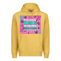 Antique Gold pink ribbon cancer Premium Hoodie - AdoDesignShop