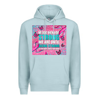 Blue Mist pink ribbon cancer Premium Hoodie - AdoDesignShop