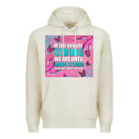 Oatmeal Heather pink ribbon cancer Premium Hoodie - AdoDesignShop