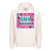 Pale Pink pink ribbon cancer Premium Hoodie - AdoDesignShop