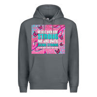 Rock pink ribbon cancer Premium Hoodie - AdoDesignShop