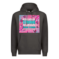 Smoke pink ribbon cancer Premium Hoodie - AdoDesignShop