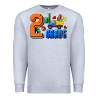 Heather Grey Second Grade Premium Sweatshirt - RanaPortraitStore