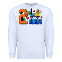 White Second Grade Premium Sweatshirt - RanaPortraitStore