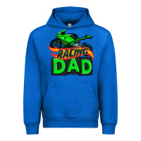 Cobalt racing dad with racing motorcycle Urban Hoodie - AdoDesignShop