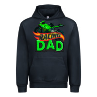 Navy racing dad with racing motorcycle Urban Hoodie - AdoDesignShop