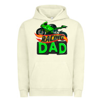Racing Dad With Racing Motorcycle Urban Hoodie | Teevron