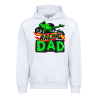 White racing dad with racing motorcycle Urban Hoodie - AdoDesignShop